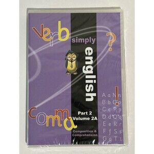 Simply English Part2 - 2A - DVD Simply Maths Study Program Brand New/Sealed 2006